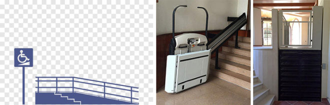 Rampes pour fauteuils roulants ou monte-escaliers Rampes pour fauteuils roulants