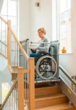 plataforma escalera para silla de ruedas