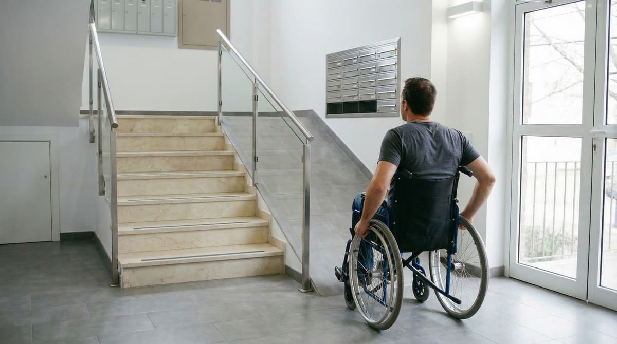 Barreras arquitectónicas Rampa Inadecuada